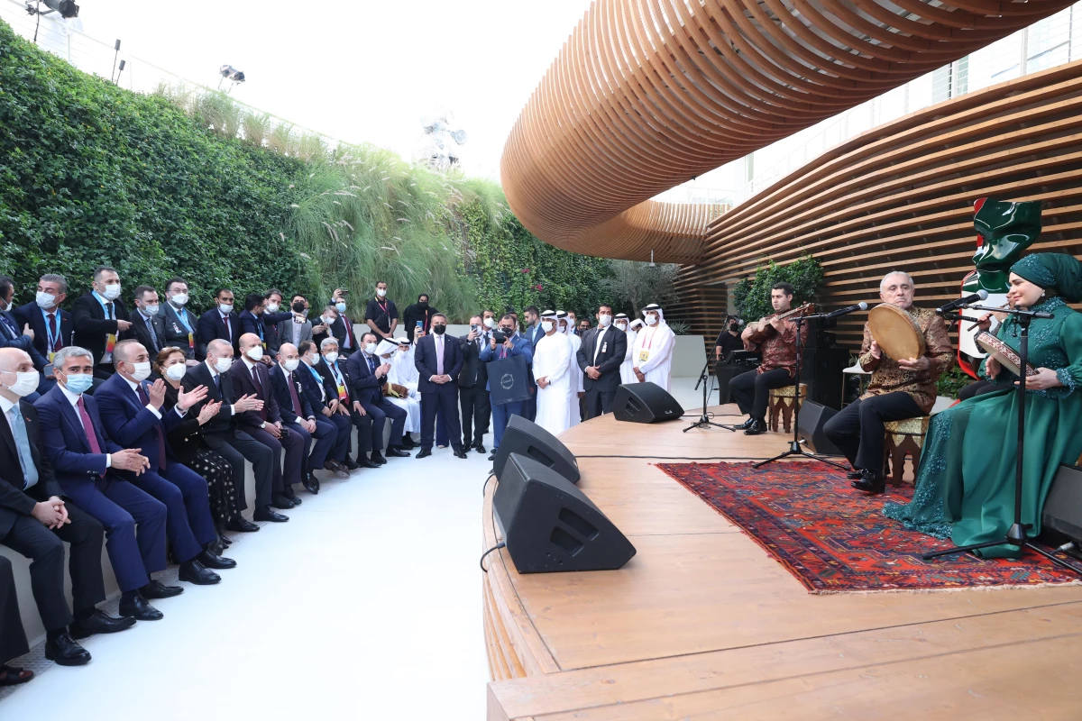 Son dakika gündem: Cumhurbaşkanı Erdoğan, Dubai EXPO 2020\'de Türkiye\'nin sergi alanını gezdi