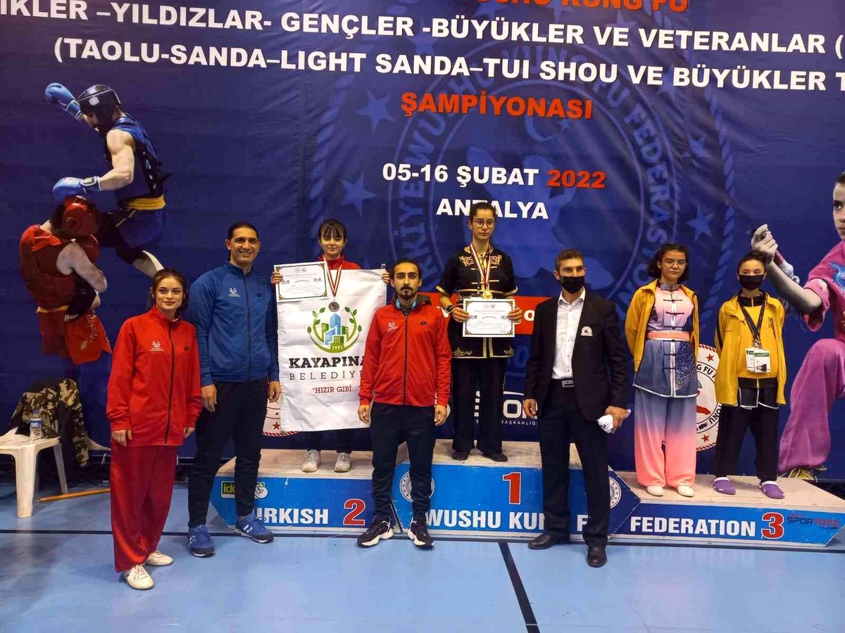 Diyarbakır\'dan 5 sporcu Türkiye Wushu Kung Fu Şampiyonasından madalya ile döndü