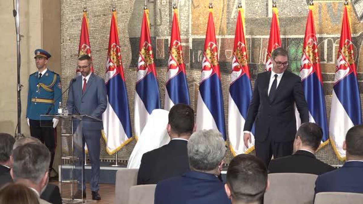 Sırbistan Cumhurbaşkanı, Teklas Genel Müdürüne Devlet Nişanı verdi