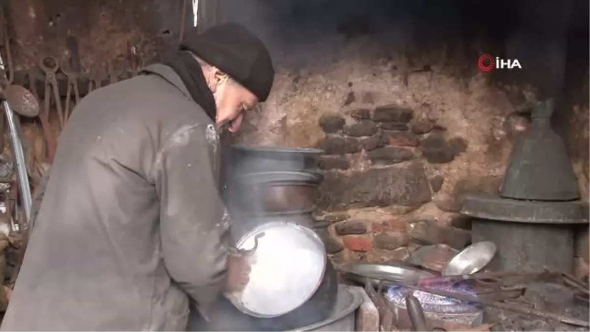41 yıllık kalay ustası gelişen teknolojiye direniyor
