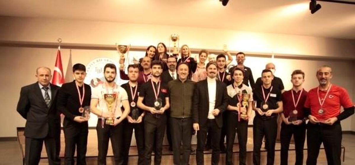 ADÜ\'lü Görgüç, Bilardo Türkiye Şampiyonası\'nda Türkiye 3\'üncüsü oldu