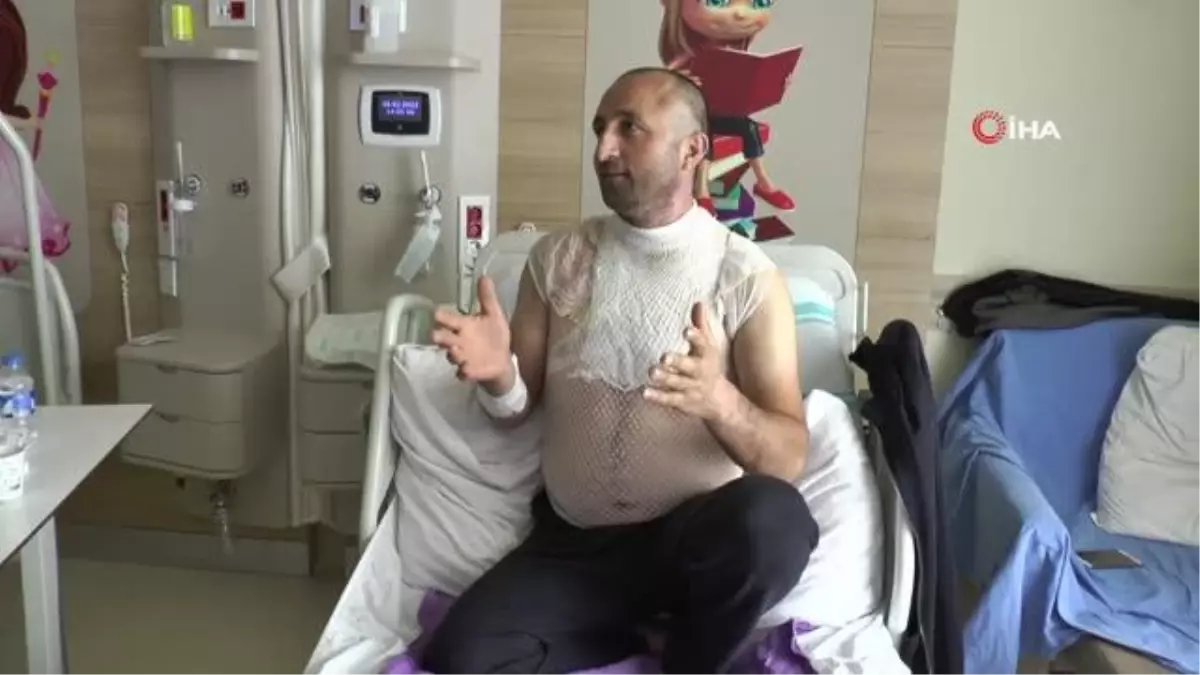 Banyo yaparken kendini yaktı