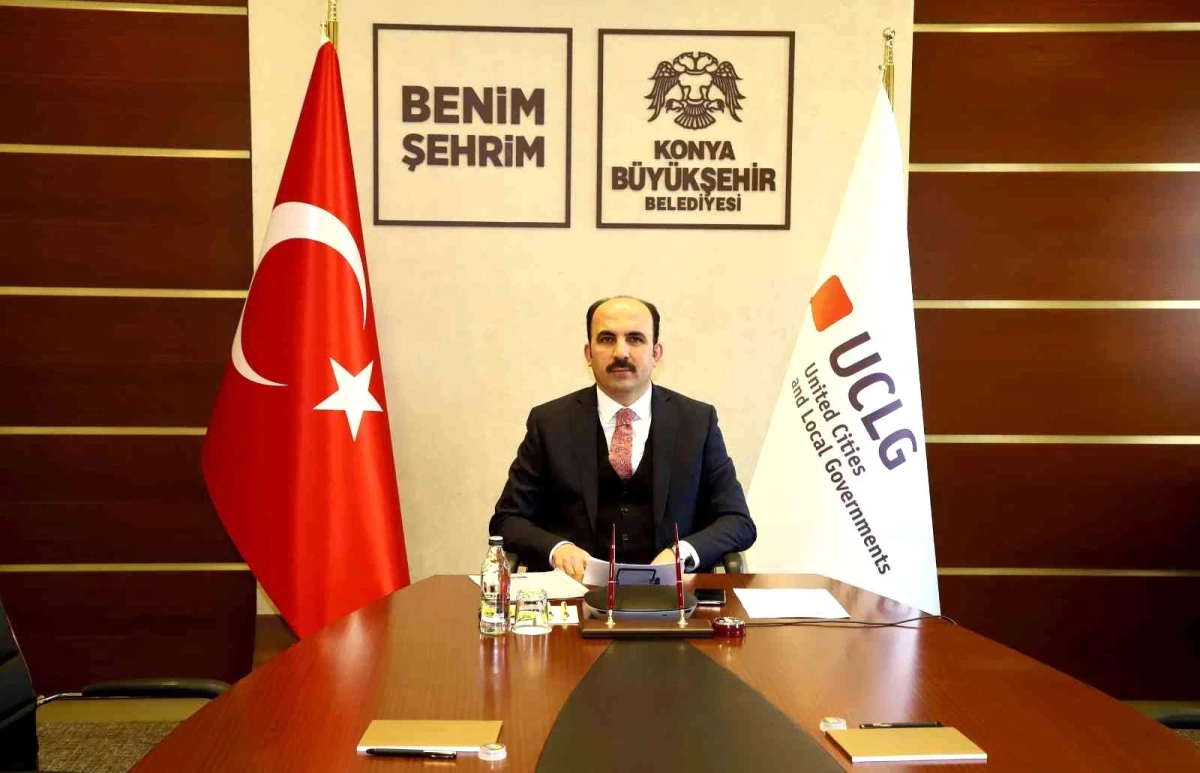Konya Büyükşehir Belediye Başkanı Altay, UCLG-MEWA istişare toplantısına katıldı