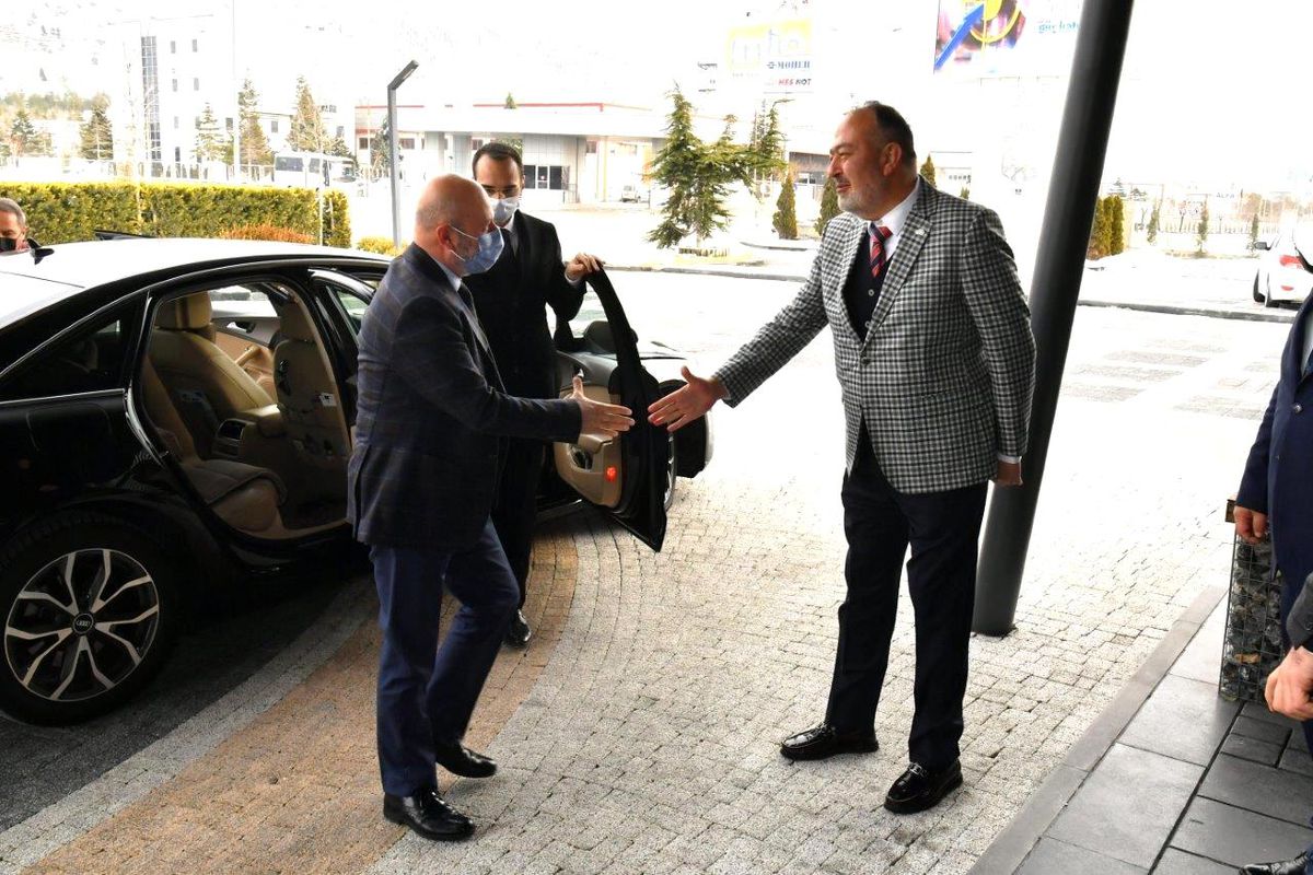 Çolakbayrakdar\'dan Kayseri OSB Başkanı İmamoğlu\'na ziyaret