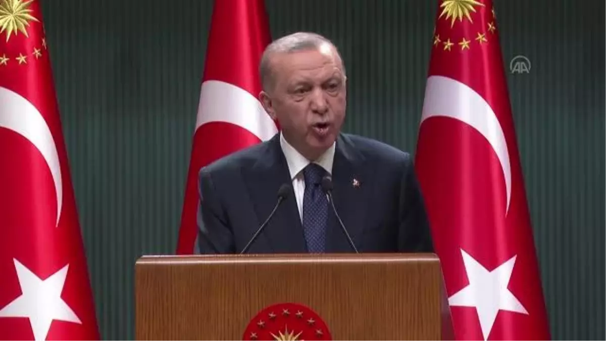 Cumhurbaşkanı Erdoğan, Kabine Toplantısı\'nın ardından millete seslendi: (3)