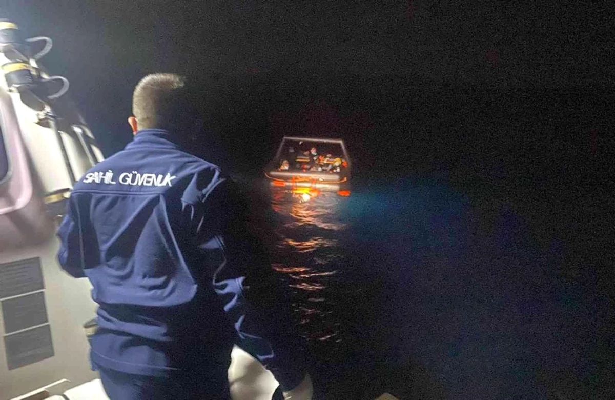 Datça açıklarında 7 düzensiz göçmen kurtarıldı