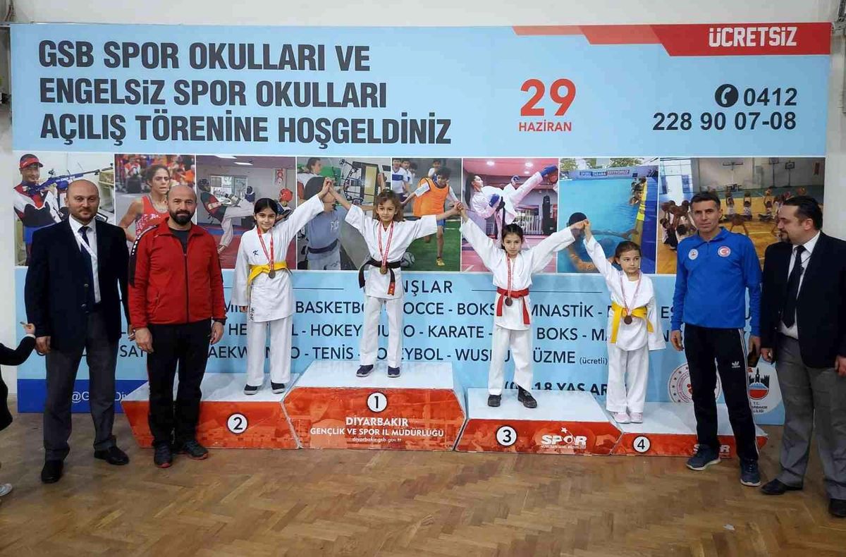 Diyarbakır\'da Okullar Arası Karate İl Birinciliği müsabakaları tamamlandı