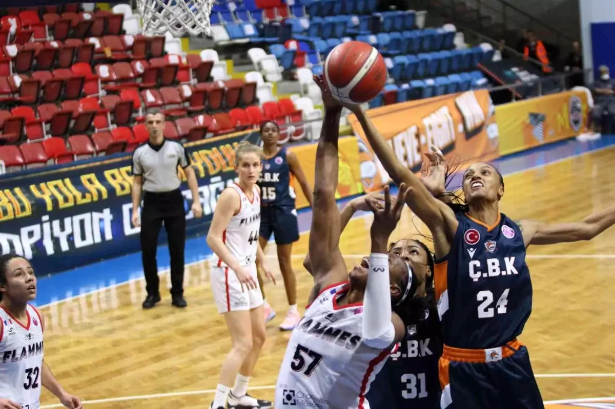 FIBA Kadınlar Avrupa Kupası: Mmes Carolo: 64 Çukurova Basketbol: 95