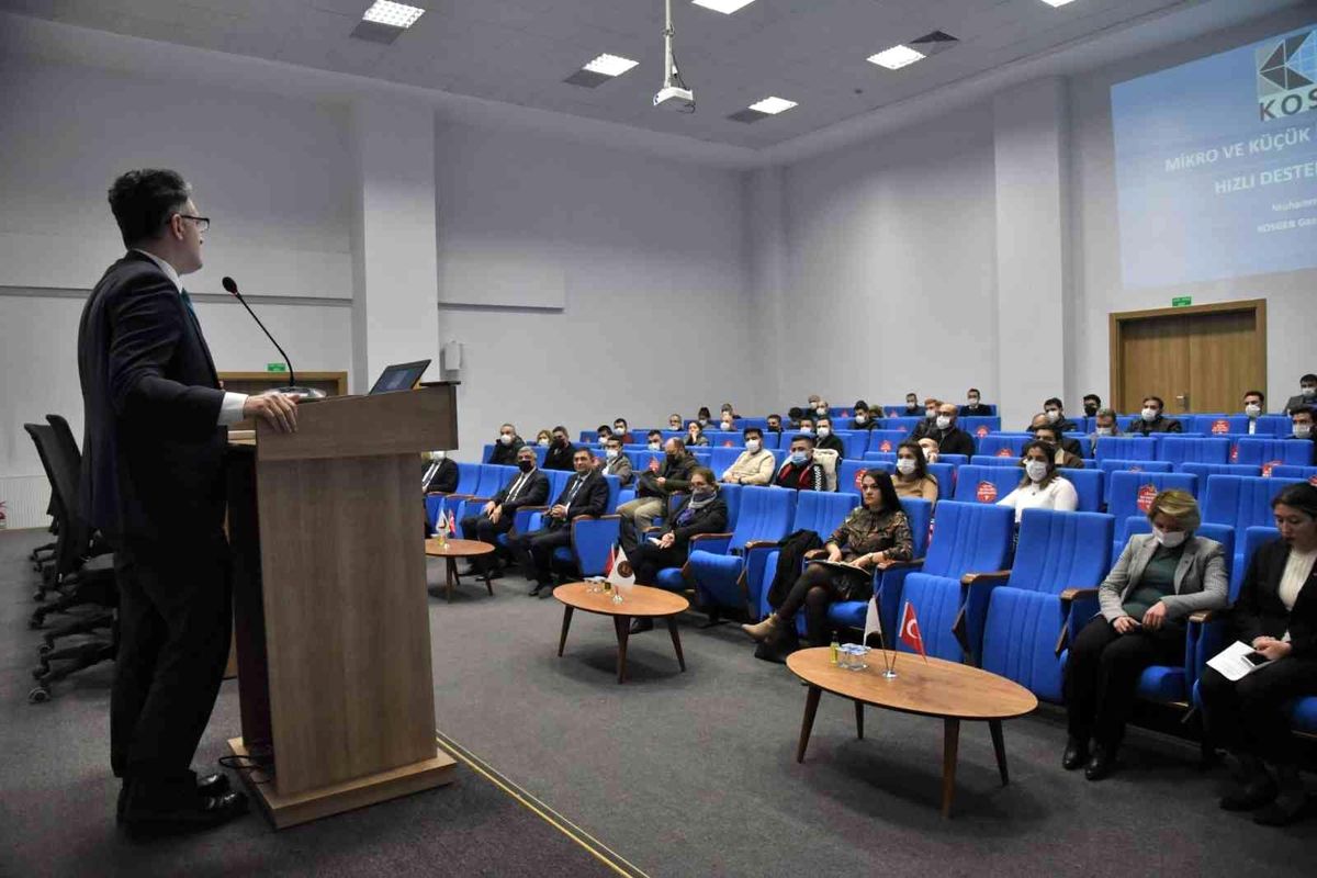 'KOSGEB destek ve hibeleri' konulu bilgilendirme toplantısı düzenlendi