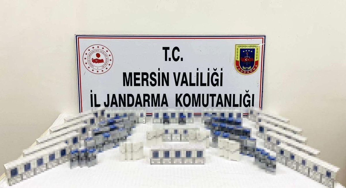 Mersin\'de 300 paket kaçak sigara ele geçirildi