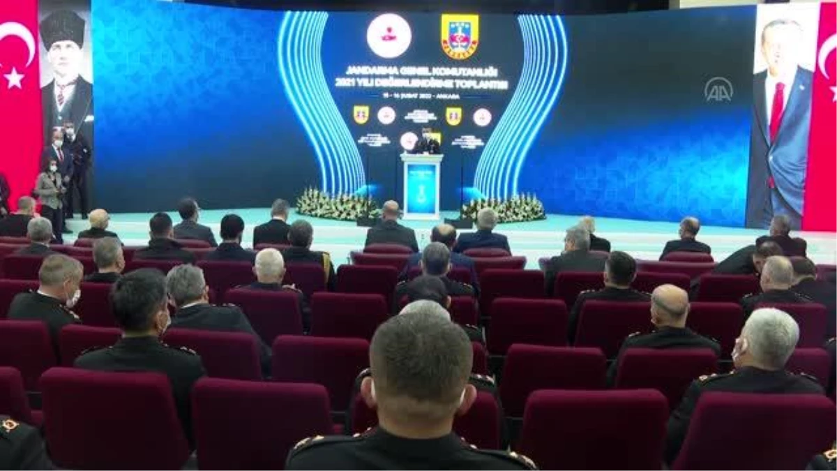 İçişleri Bakanı Soylu, "Jandarma Genel Komutanlığı 2021 Yılı Değerlendirme Toplantısı"nda konuştu Açıklaması