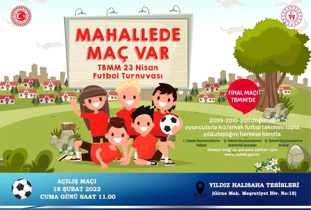 23 Nisan Futbol Turnuvası \'Mahallede Maç Var\' Aydın\'da başlıyor