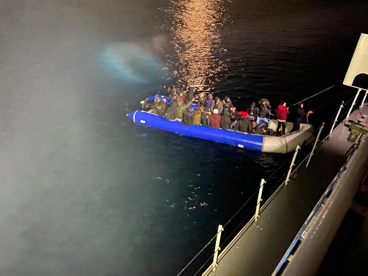 39 düzensiz göçmen kurtarıldı