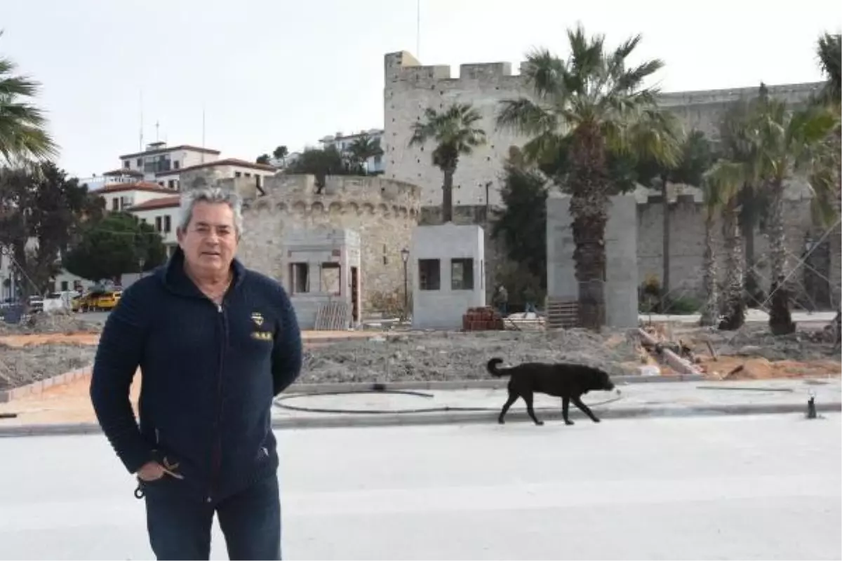 ÇEŞME KALESİ ÖNÜNE YAPILAN BETONARME BÜFELERE TEPKİ