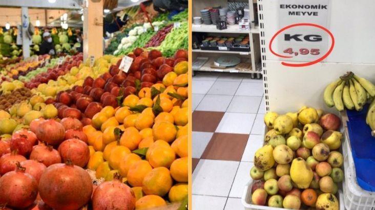 Çürük meyve ekonomik meyve oldu, 5 liradan satılıyor! Sosyal medyada "çürük meyve" tepkisi