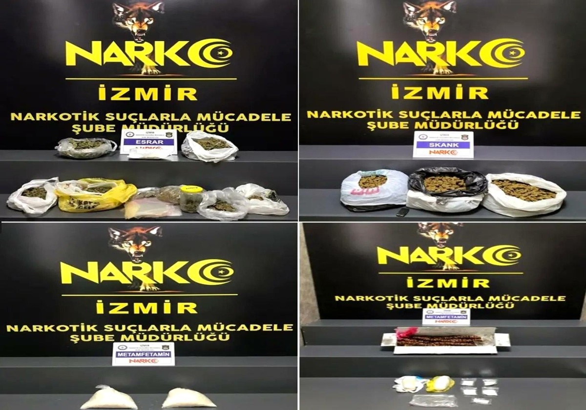 İzmir\'de zehir tacirlerine darbe: 50 tutuklama