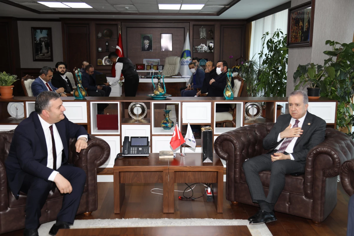 MHP Genel Başkan Yardımcısı Durmaz, Çubuk Belediyesini ziyaret etti