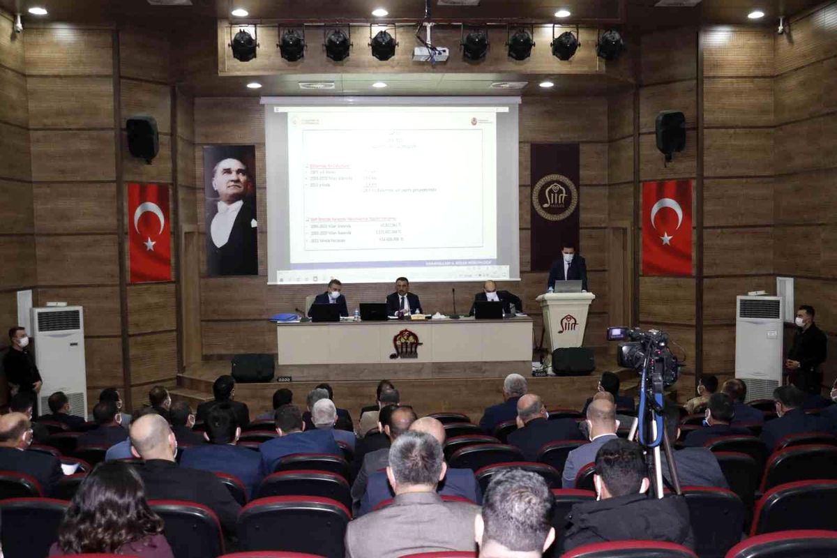 Siirt'te il koordinasyon kurulu toplantısı yapıldı