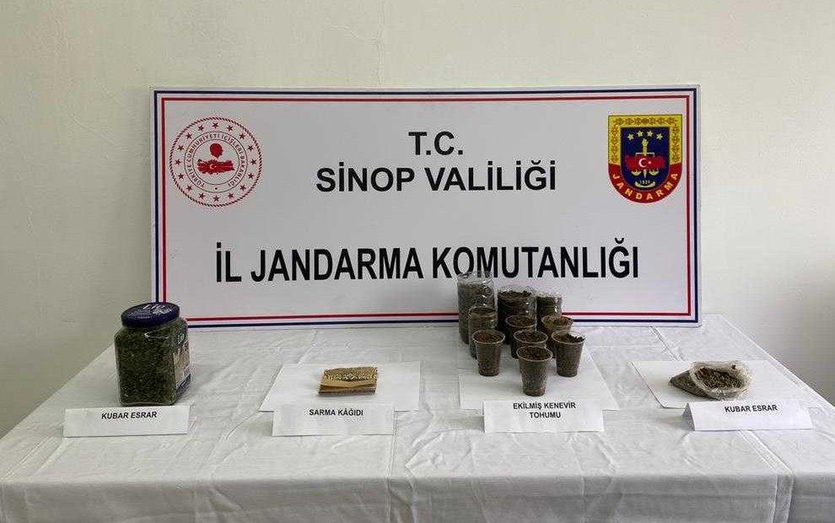 Sinop\'ta uyuşturucu operasyonunda yakalanan zanlı tutuklandı