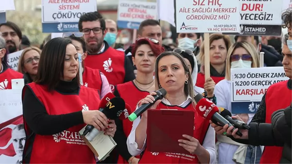 Aile hekimleri iş bıraktı! Şiddet yasasının ve ücretlerin düzenlenmesini talep ediyorlar