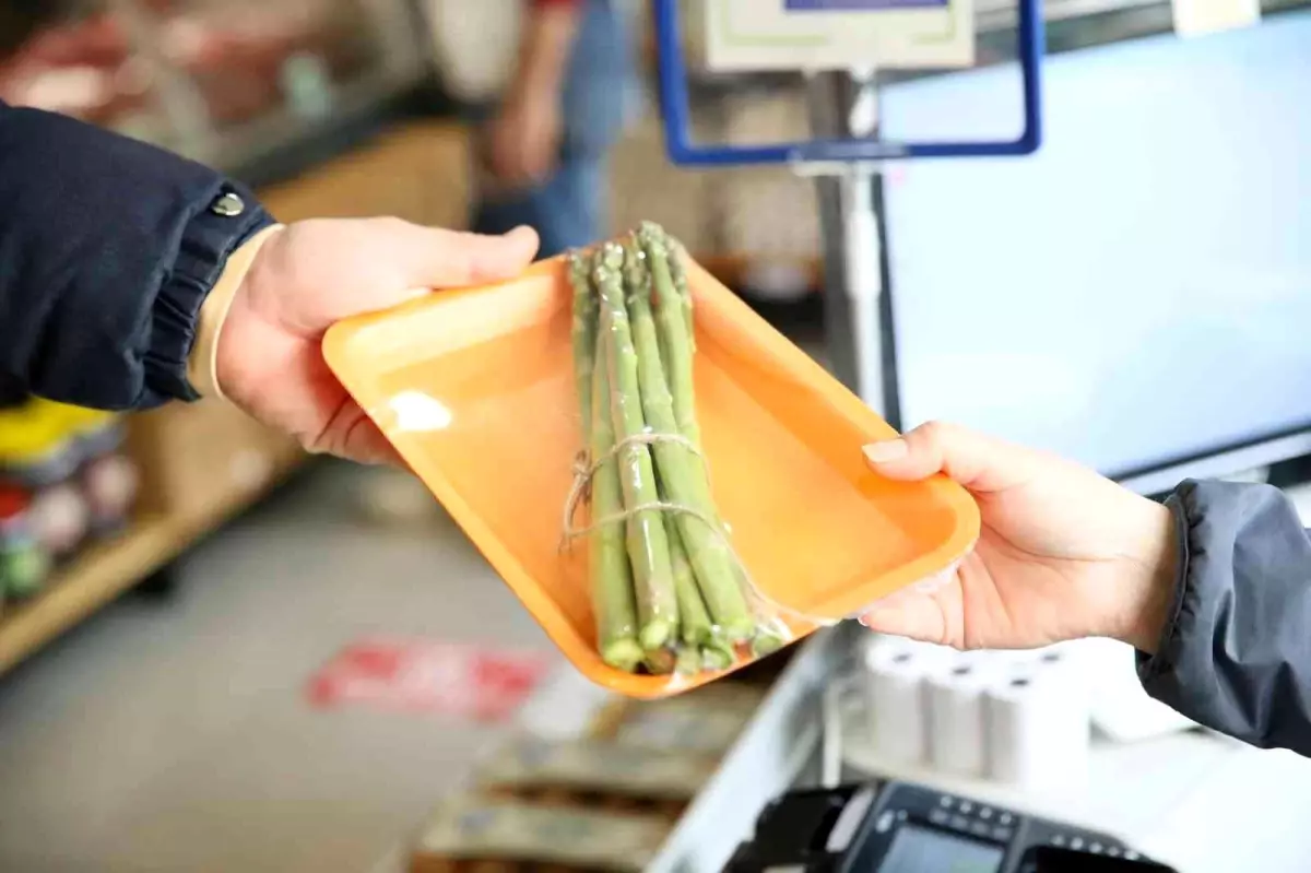 Aydın Büyükşehir\'in ürettiği kuşkonmazlar Halk Ege Et Market\'lerinde yerini aldı