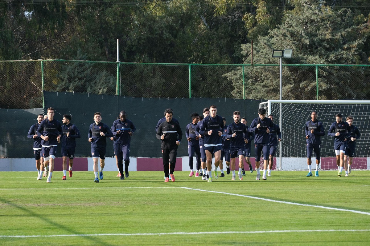 Hatayspor, Fenerbahçe maçının hazırlıklarını sürdürdü