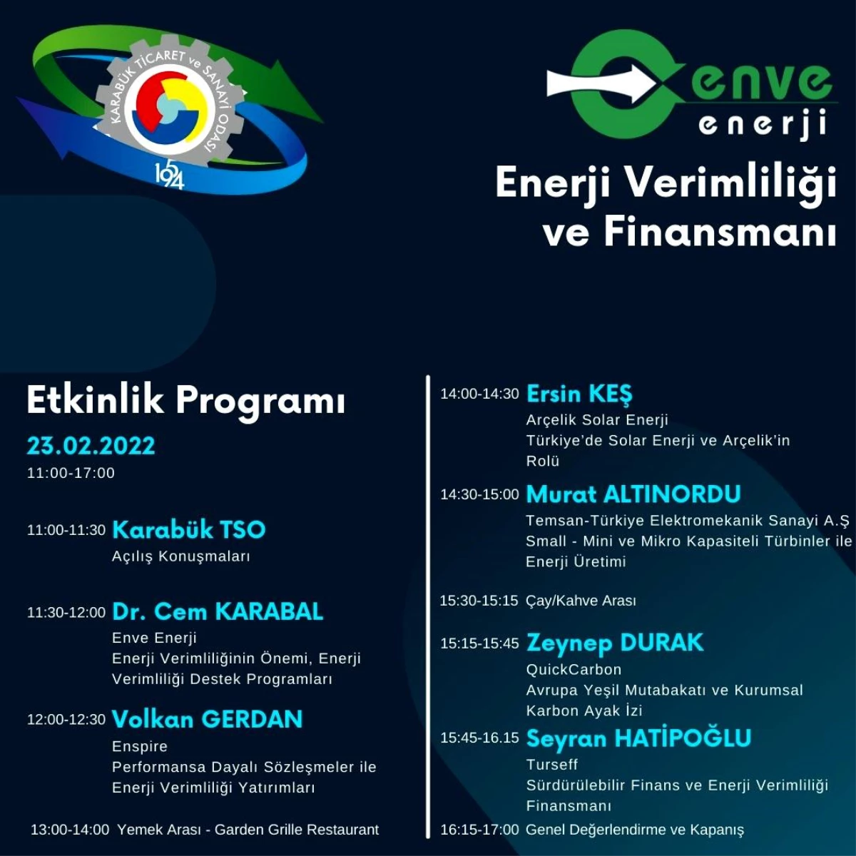 Karabük\'te "Enerji Verimliliği ve Finansmanı" semineri