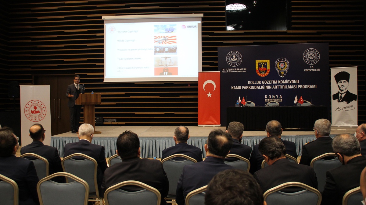Konya\'da "Kolluk Gözetim Komisyonu Kamu Farkındalığının Artırılması Toplantısı" yapıldı