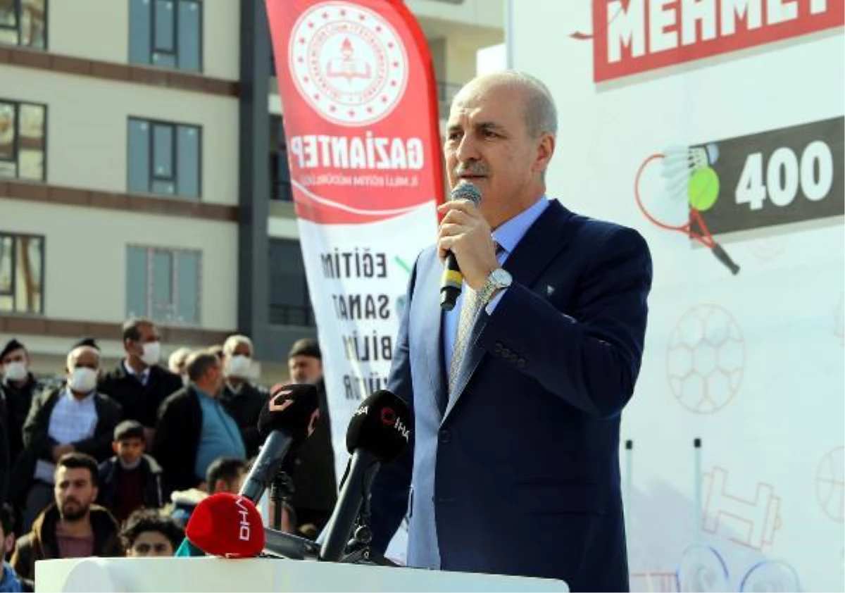 GAZİANTEP - Kurtulmuş, Mehmet Vehbi Dinçerler Spor Salonu\'nun açılışına katıldı