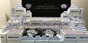 Samsun'da 4 milyon 673 bin TL değerinde uyuşturucu hap ele geçirildi