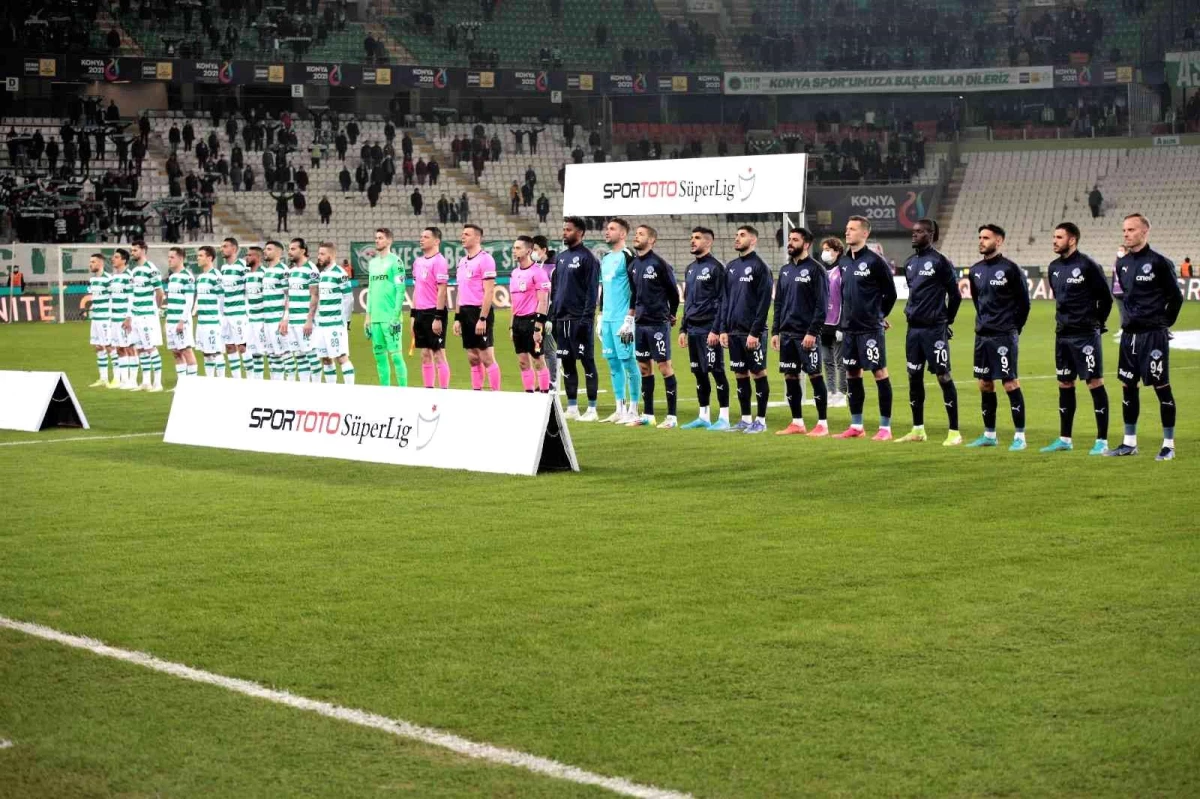 Spor Toto Süper Lig: Konyaspor: 1 - Kasımpaşa: 2 (İlk yarı)