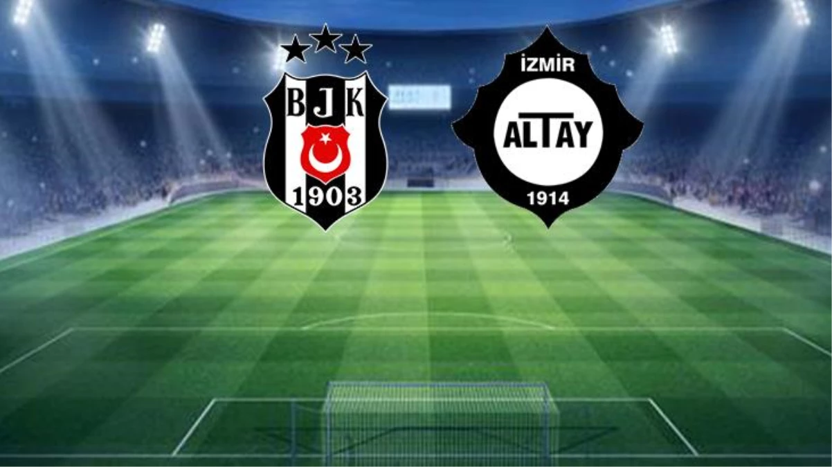 Bugün oynanacak Beşiktaş-Altay maçının ilk 11\'ler belli oldu