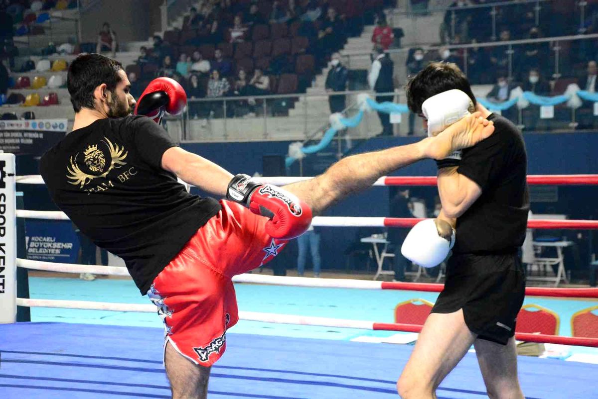 Büyükler Profesyonel Kick Boks Türkiye Şampiyonası Kocaeli'de başladı