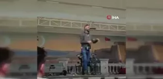 Hazarbaba Kayak Merkezi'nde vatandaşlar doyasıya eğlendi