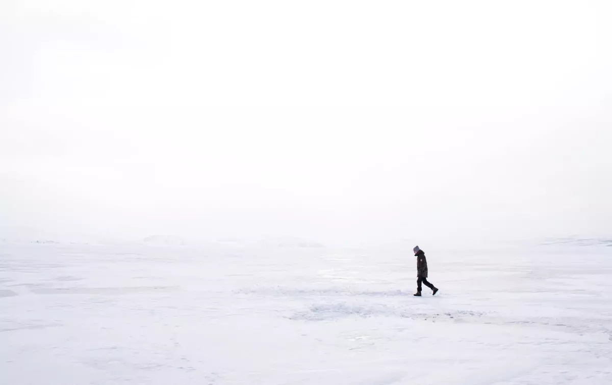 Kars'ın zirvesindeki Aygır Gölü tamamen buzla kaplandı