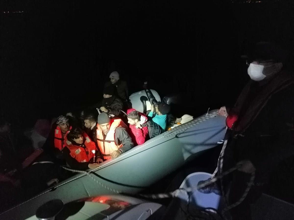 Muğla açıklarında 28 düzensiz göçmen yakalandı