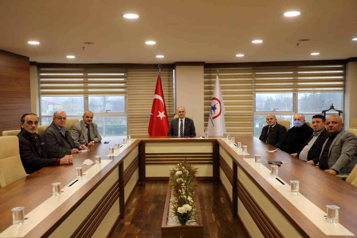 Muhtarlardan Özlü\'ye ziyaret