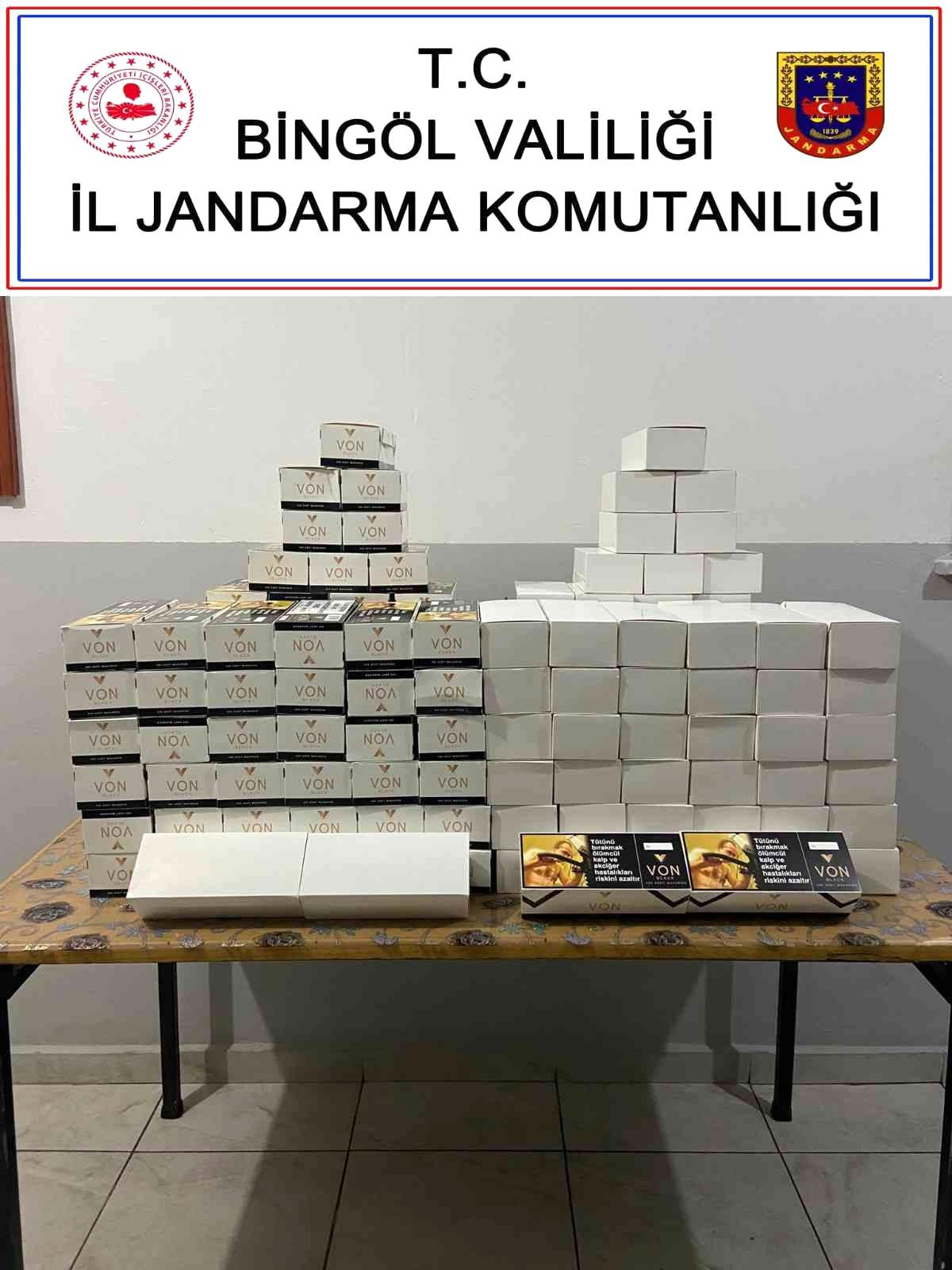 Bingöl\'de 20 bin bandrolsüz makaron ele geçirildi