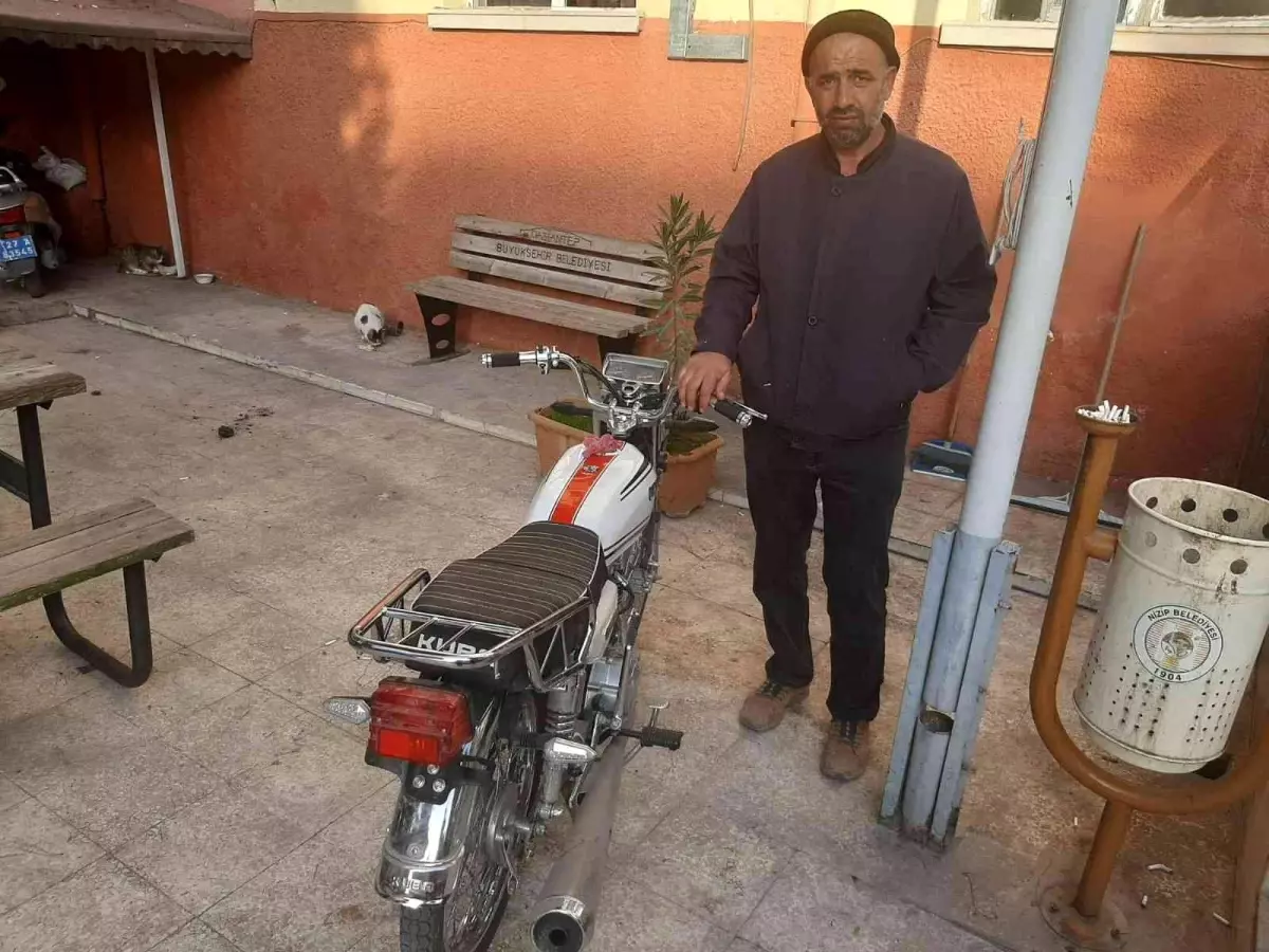 Plakasız motosiklet çalıntı çıktı