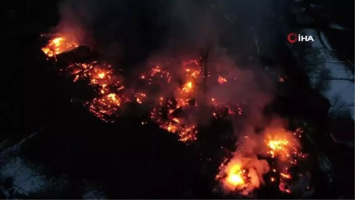 Yangında zarar gören ailelerin yaraları sarılıyor