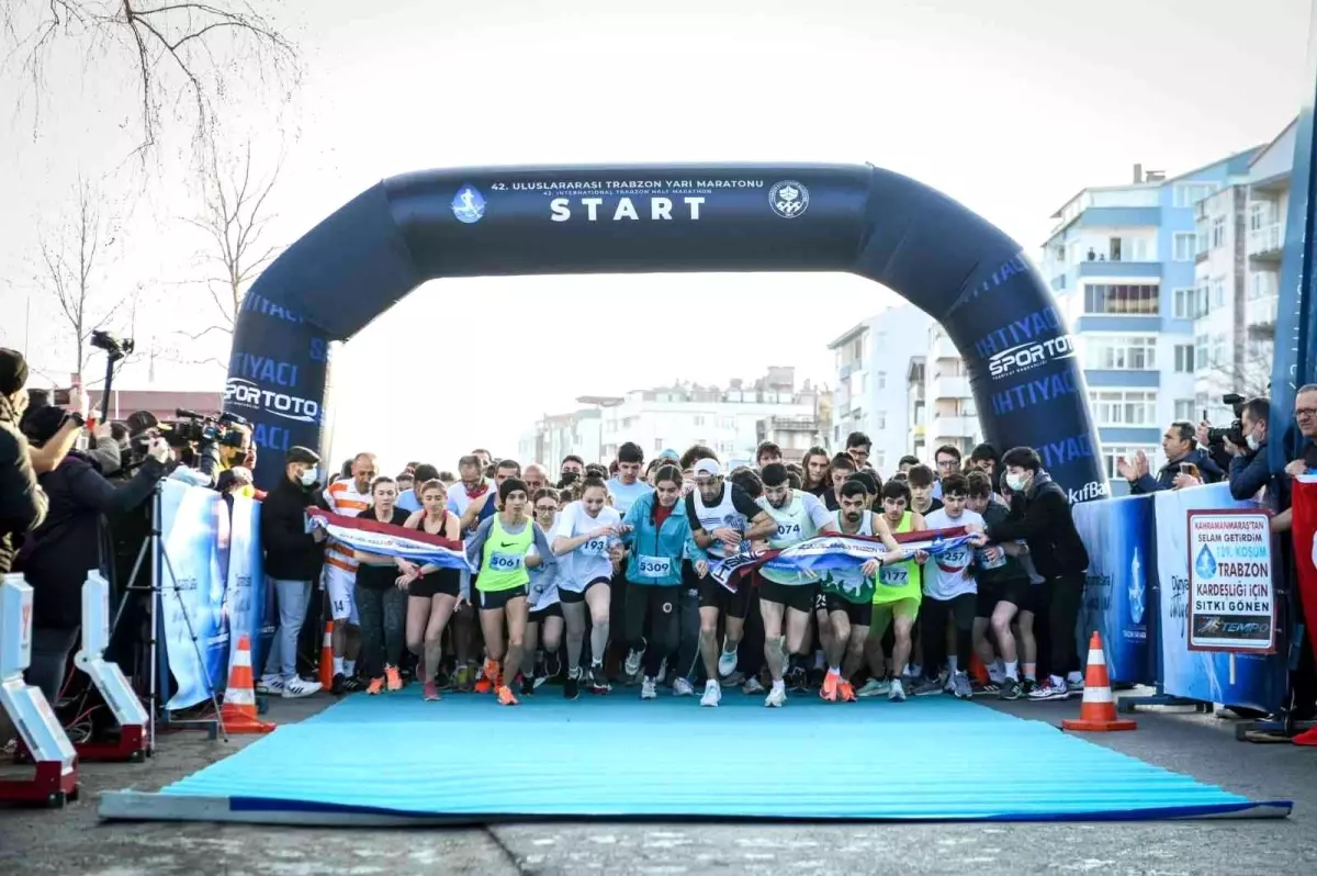 42. Uluslararası Trabzon yarı maratonu koşuldu