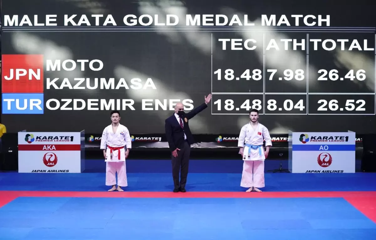 Son dakika haber: Milliler, Karate 1 Premier Ligi\'nde bir altın, bir bronz madalya kazandı