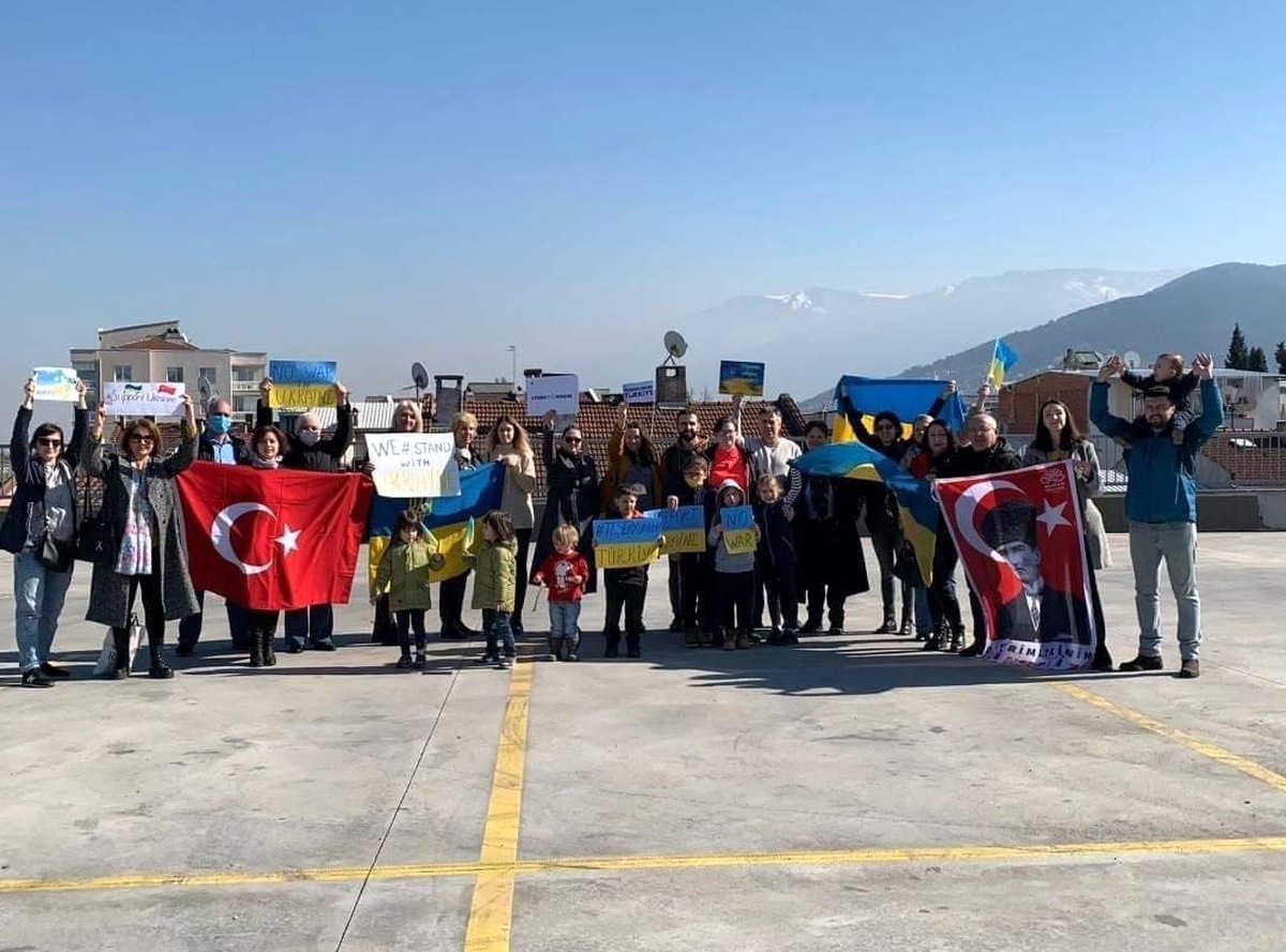 "Ukrayna\'da savaş istemiyoruz" çağrısında bulundular