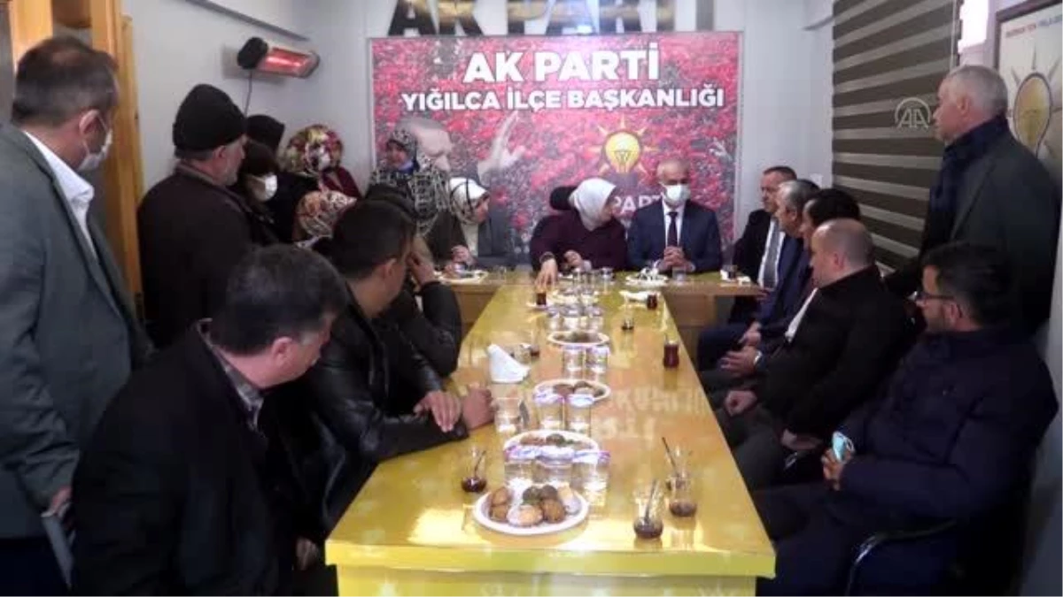 DÜZCE -AK Parti Genel Merkez Kadın Kolları Başkanı Keşir, Düzce\'de