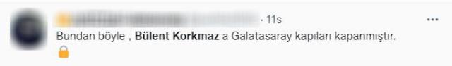 Galatasaraylı taraftarlar, Çaykur Rizespor'a imza atan Bülent Korkmaz'a tepki gösterdi