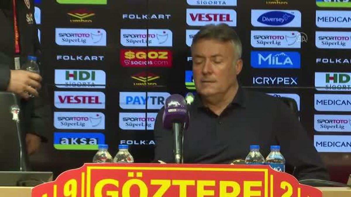 Göztepe-Galatasaray maçının ardından - Domenec Torrent (3)
