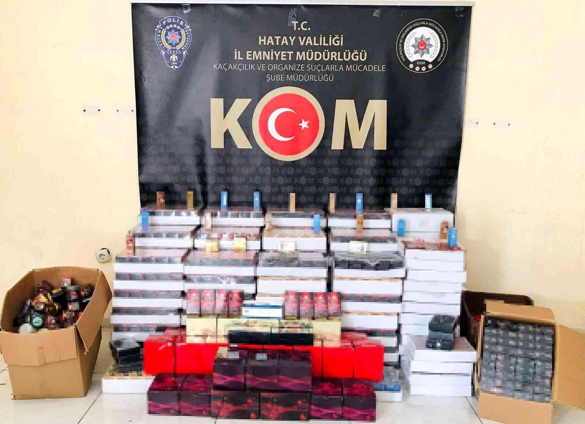 Hatay\'da 4 bin 119 adet kaçak cinsel içerikli ürün ele geçirildi