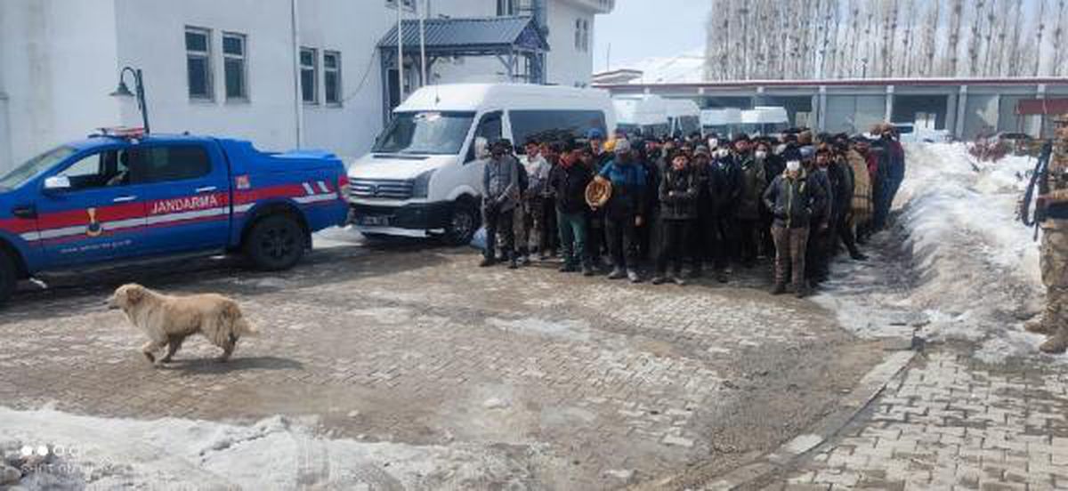 Van\'da 78 kaçak göçmen yakalandı