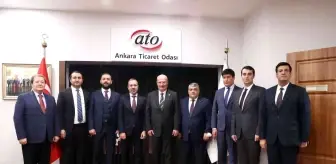 ATO Başkanı Baran, DEİK Türkiye-Özbekistan İş Konseyi Başkanı Özgüven ile görüştü