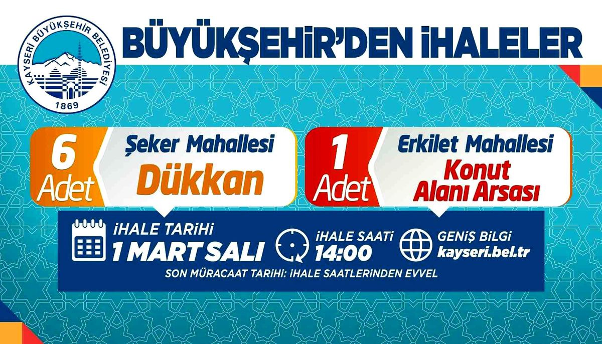 Büyükşehirden ihaleler